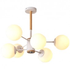 Φωτιστικό Κρεμαστό 6xΕ27 230V Λευκό 955ISABEL6